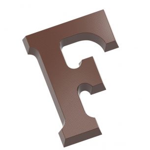 Chocolate Mould Letter F 135 gr