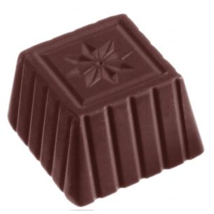 Chocolate Mould Square Star cw1059